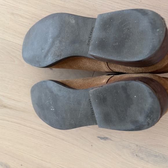 Cole Haan Chelsea Suede Boots Caramel Brown - 8US - Picture 6 of 7